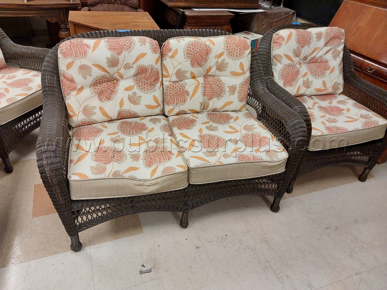 Wicker Patio Furniture   Government Surplus Auction - Primary Photo