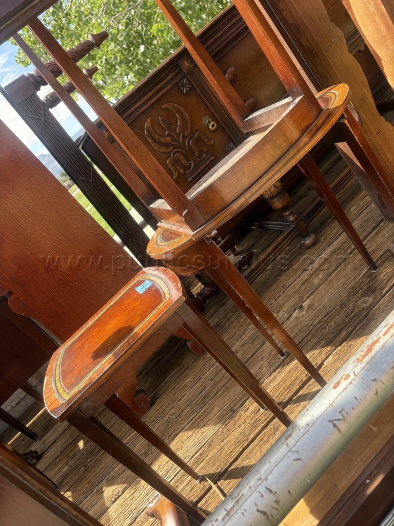 Wooden End Tables - 3 piece set   Government Surplus Auction - Primary Photo