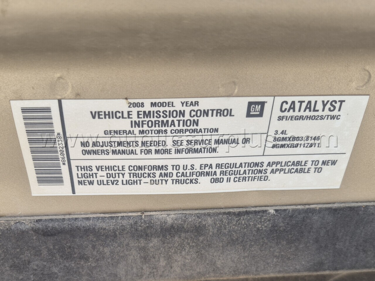 Gold 2008 Pontiac Torrent   Government Surplus Auction - Photo #6