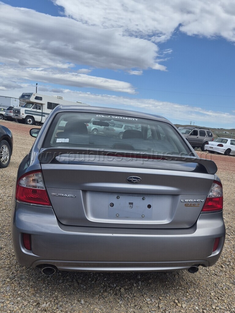 Gray 2009 Subaru Legacy   Government Surplus Auction - Photo #4