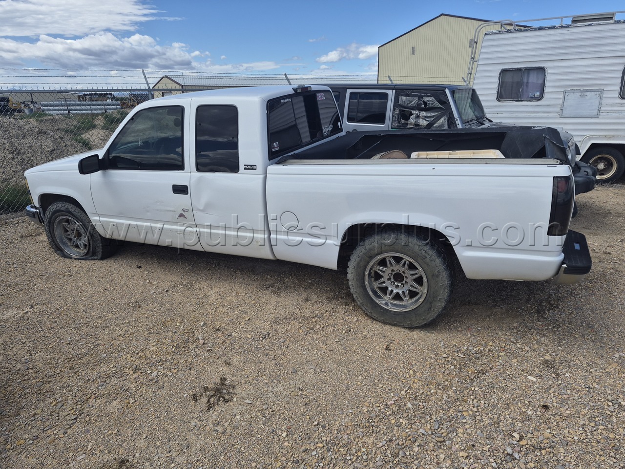 White 1995 Chevy CK1500 Chevrolet CK1500 Government Surplus Auction - Primary Photo