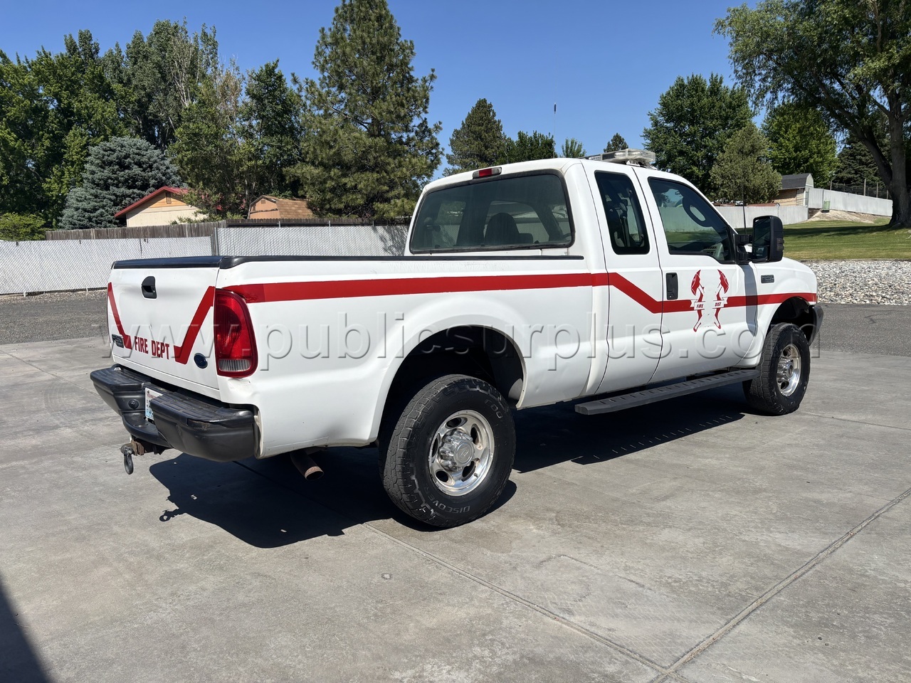 2003 Ford F-250 SuperDuty 4x4 Extended Cab XL Short Box 5.4L Ford F-250 Government Surplus Auction - Photo #4
