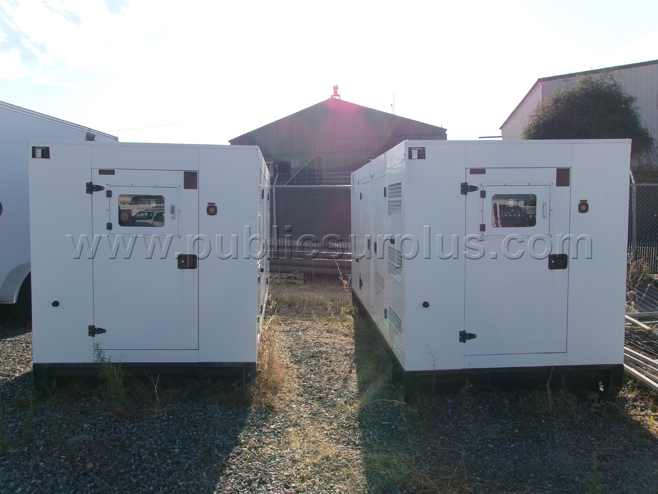 Lot of 2-273kW Diesel Gas Generators
