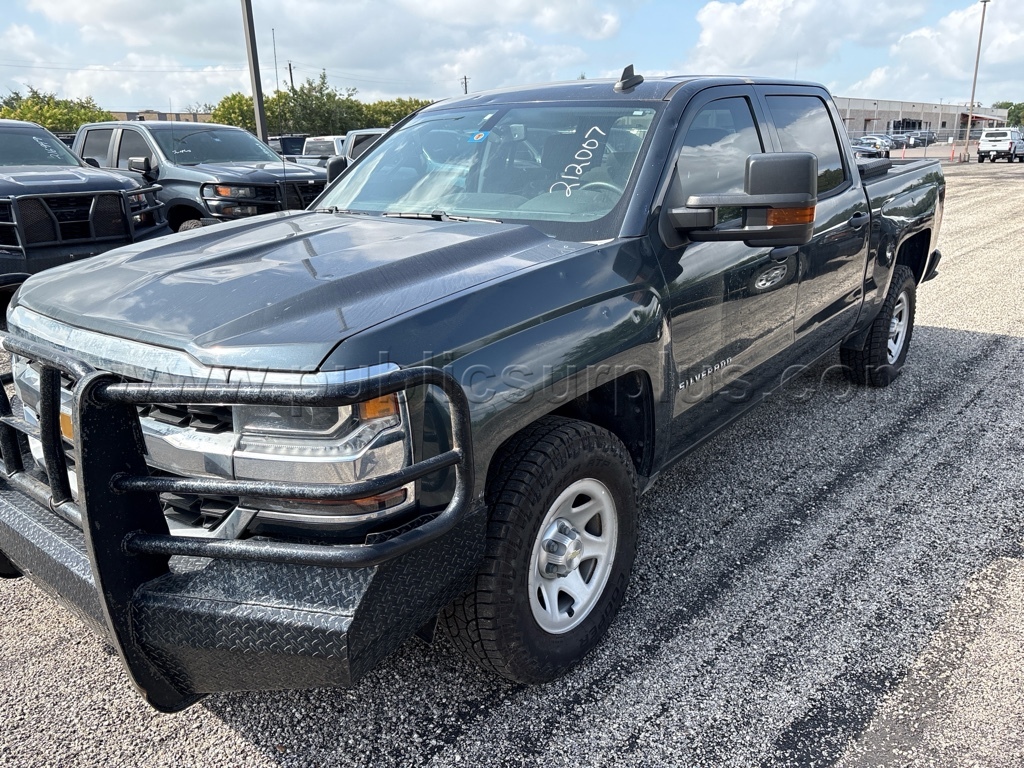 D- Lot 122 - 2017 Chevrolet 4X4 1500 Trail Boss 3GCUKNEC0HG407724 Chevrolet 122 Government Surplus Auction - Photo #3