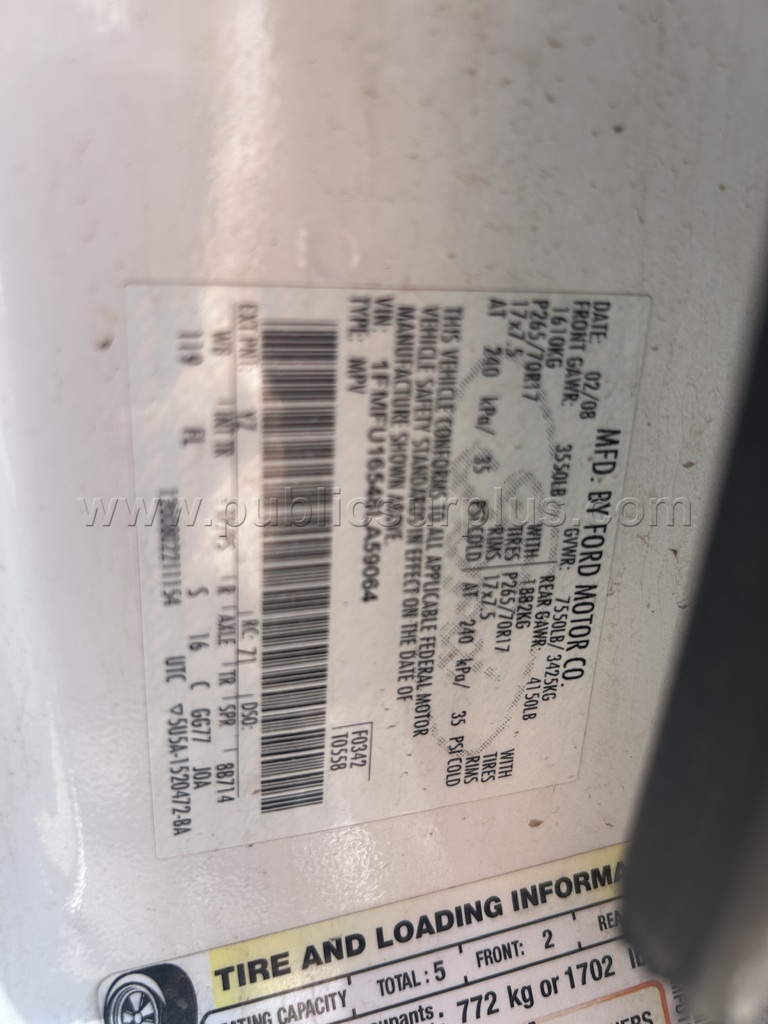 Ford Expedition XLT Ford Expedition Government Surplus Auction - Photo #3