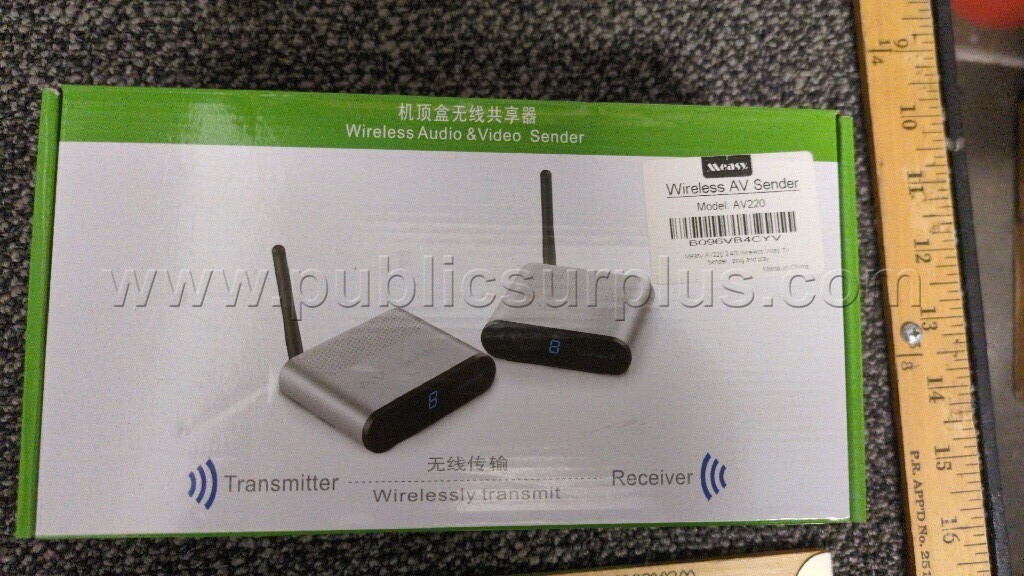Wireless Audio and Video Sender - C   Government Surplus Auction - Photo #3