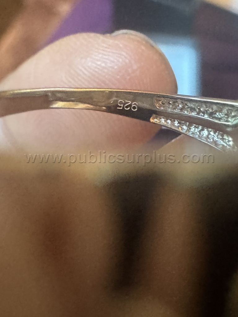 14K White Gold  0.30 CTW Diamonds Size 10 -MENS   Government Surplus Auction - Photo #3