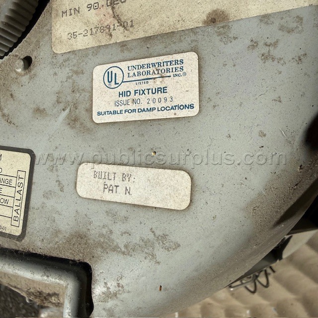 HID Fixture Big Light   Government Surplus Auction - Photo #6