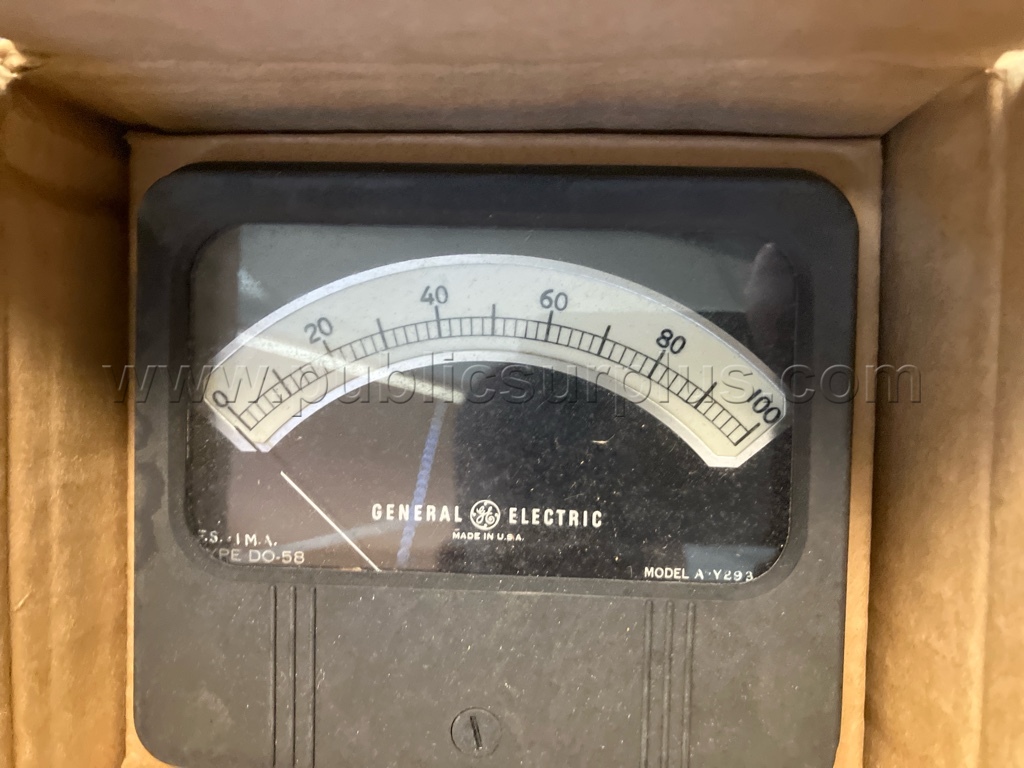Milli Amp Meter - F   Government Surplus Auction - Primary Photo
