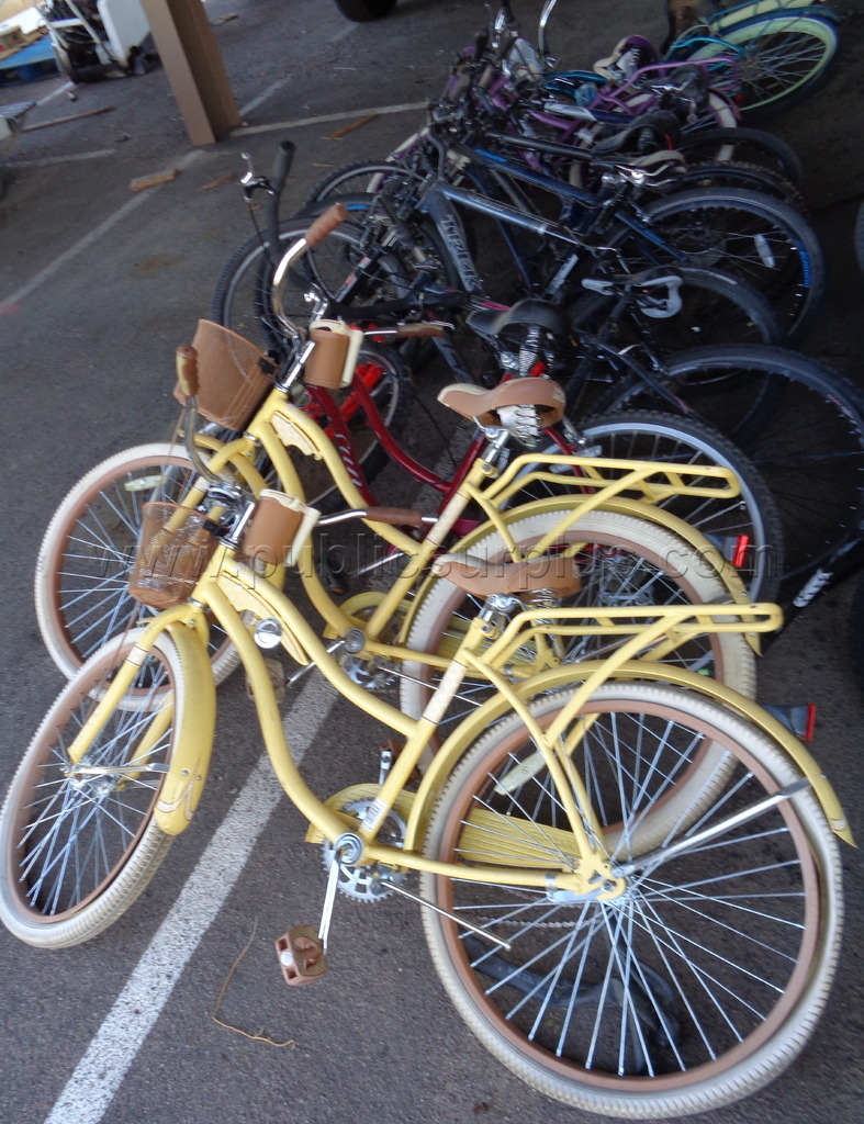 Assorted Styles of Bicycles