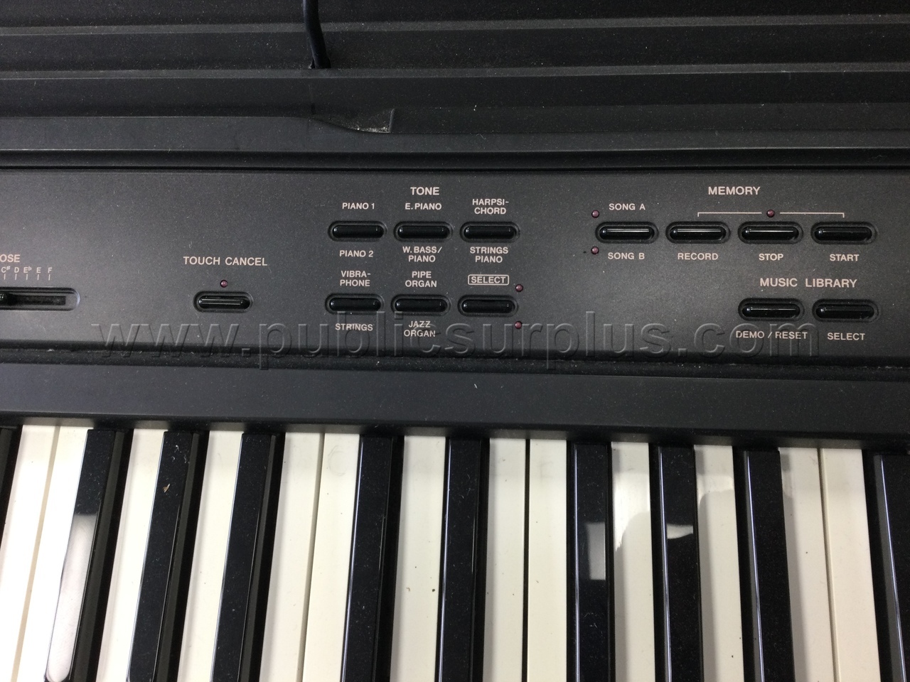 Casio Digital Piano; comes w/stand, bench and foot pedal/switch   Government Surplus Auction - Photo #5