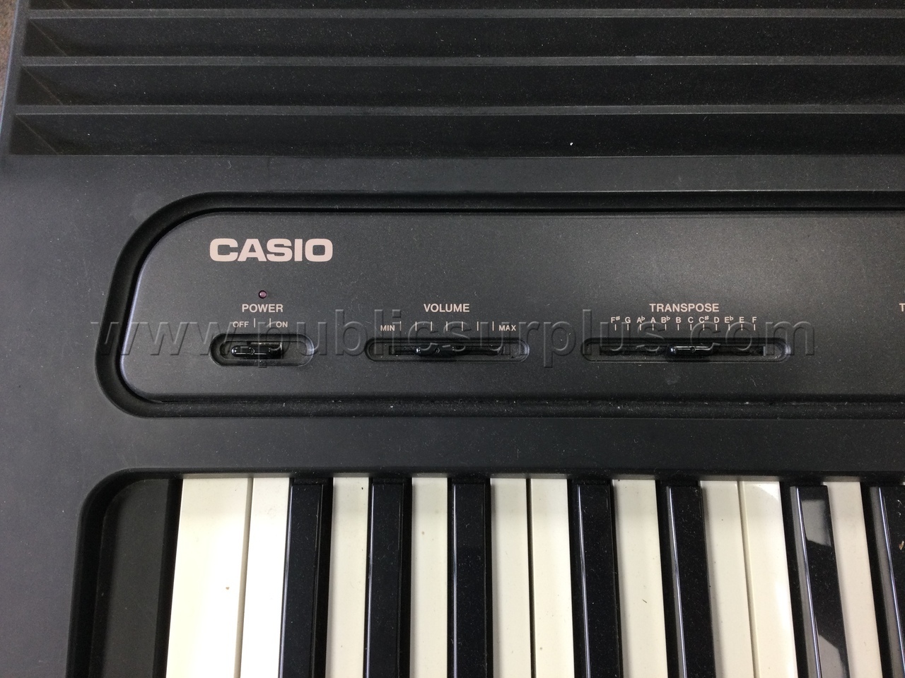 Casio Digital Piano; comes w/stand, bench and foot pedal/switch   Government Surplus Auction - Photo #6