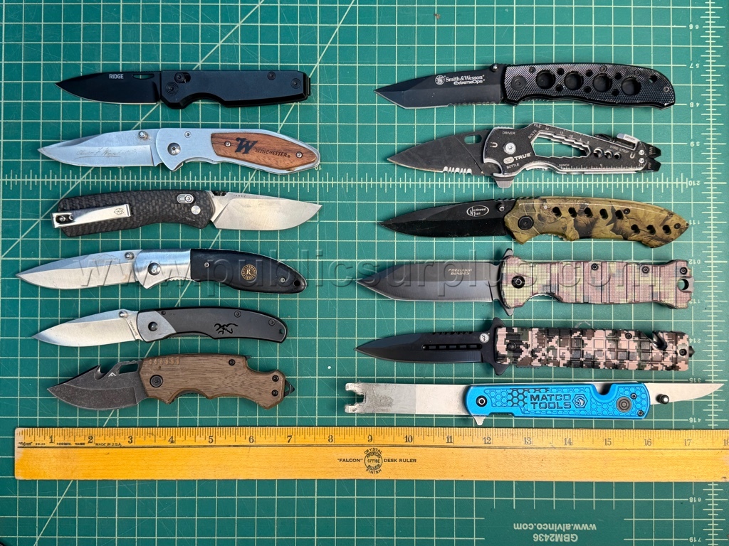 Assorted Knives - QTY 12 - Shipping $12.00   Government Surplus Auction - Photo #4