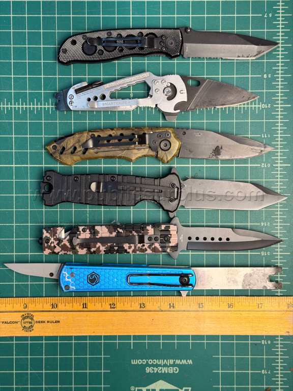 Assorted Knives - QTY 12 - Shipping $12.00   Government Surplus Auction - Photo #5