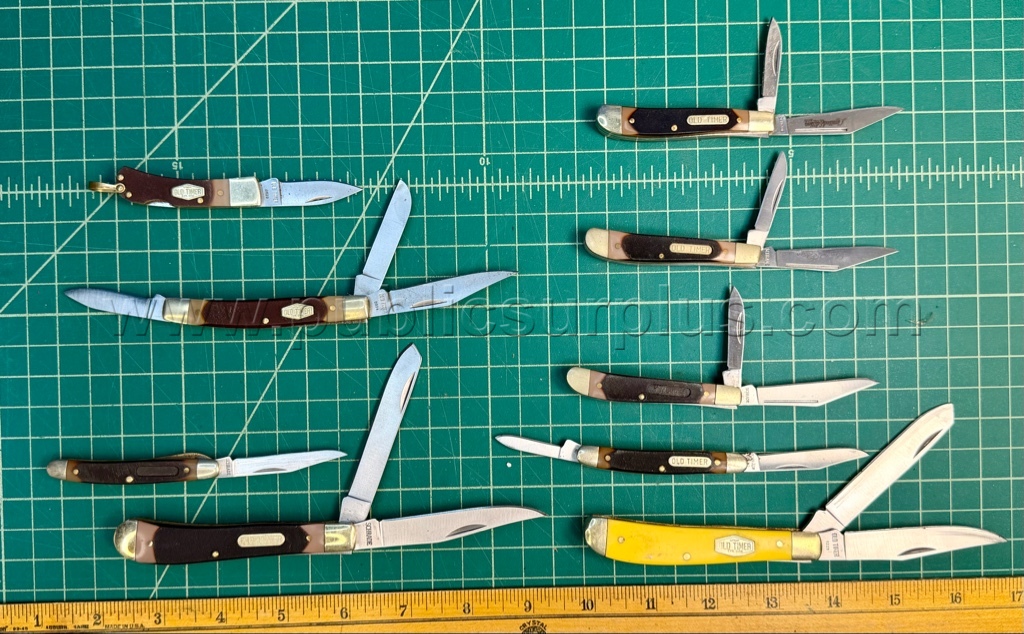 Old Timer Knives - QTY 9 - Shipping $12.00