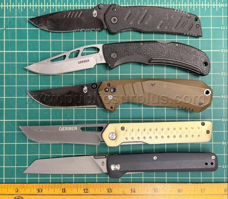 Gerber Knives - QTY 12 - Shipping $12.00   Government Surplus Auction - Photo #2