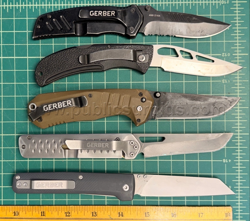 Gerber Knives - QTY 12 - Shipping $12.00   Government Surplus Auction - Photo #3