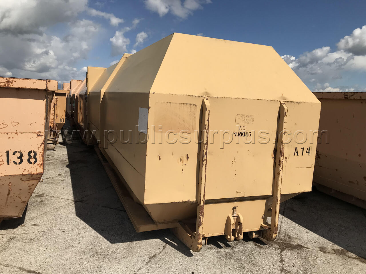 Compactor Receiving Box - 30 Yard - Fair Condition   Government Surplus Auction - Primary Photo