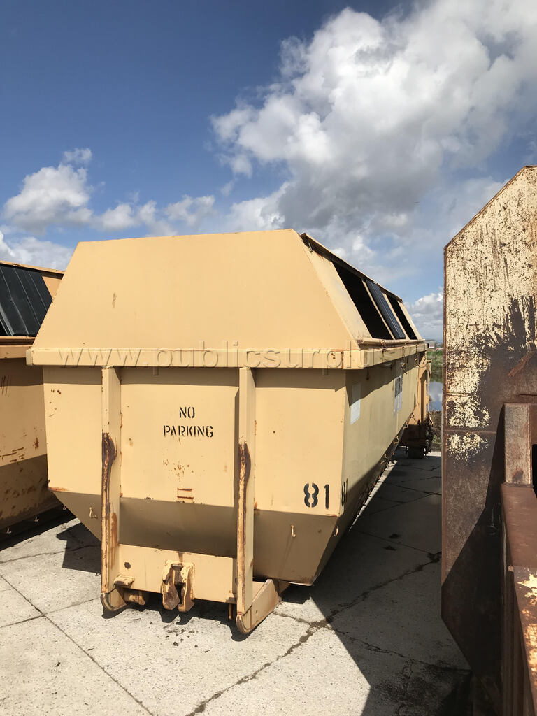 Compactor Receiving Box - 40 Yard - Good Condition   Government Surplus Auction - Photo #2