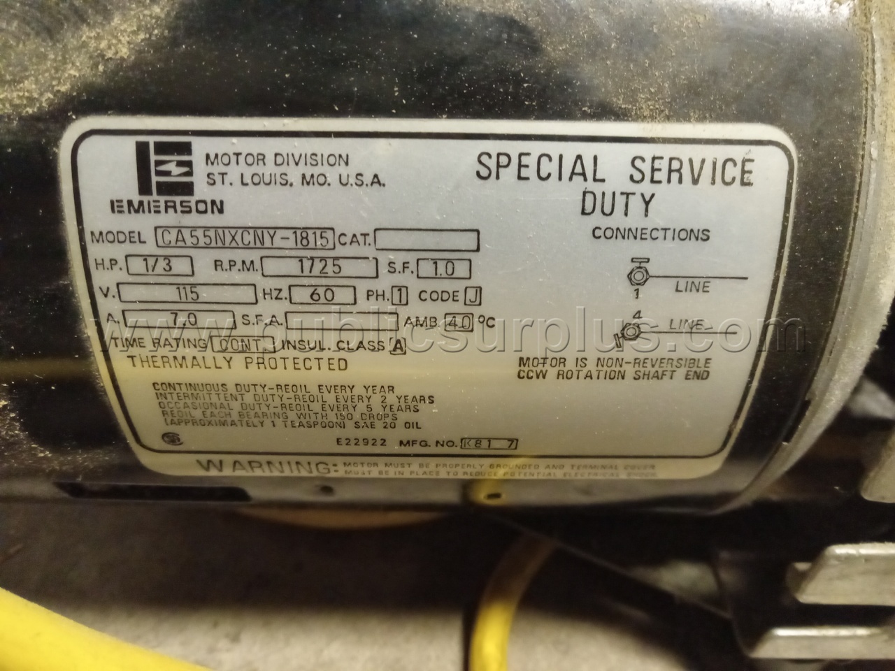 Deep Vacuum Pump   Government Surplus Auction - Photo #4