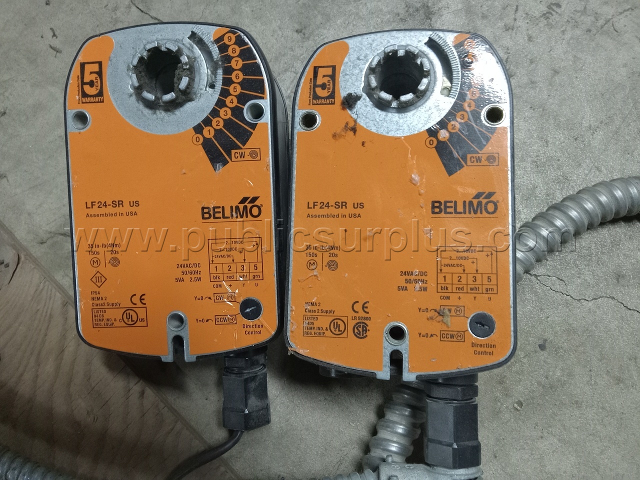 Lot of 7 Belimo Actuators   Government Surplus Auction - Photo #2