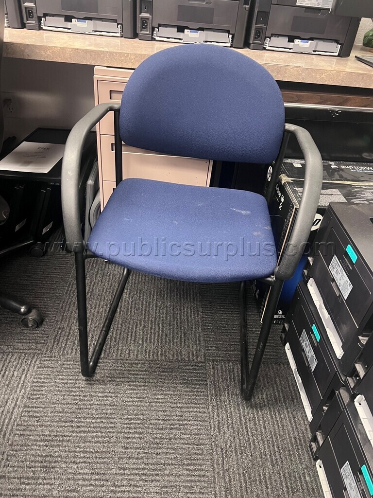 Blue Stationary Office Chair (9125)