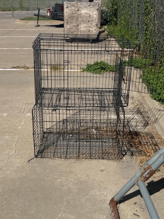 2 rabbit cages   Government Surplus Auction - Primary Photo
