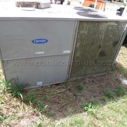 LOT - 157E Carrier Model 48TFD12-A-51 Cemtral AC unit.  157E Government Surplus Auction - Photo #6