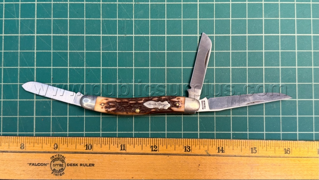 Uncle Henry Knives - QTY 6 - Shipping $12.00 Case  Government Surplus Auction - Photo #2