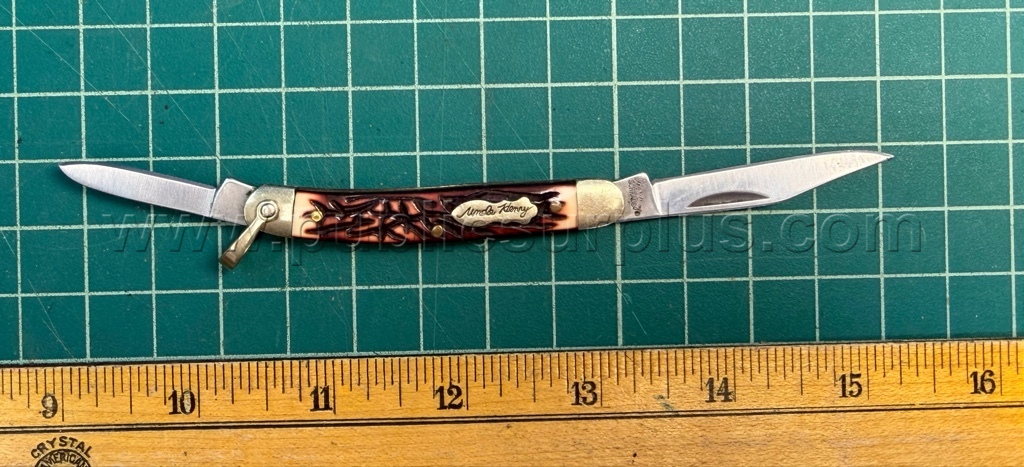 Uncle Henry Knives - QTY 6 - Shipping $12.00 Case  Government Surplus Auction - Photo #6