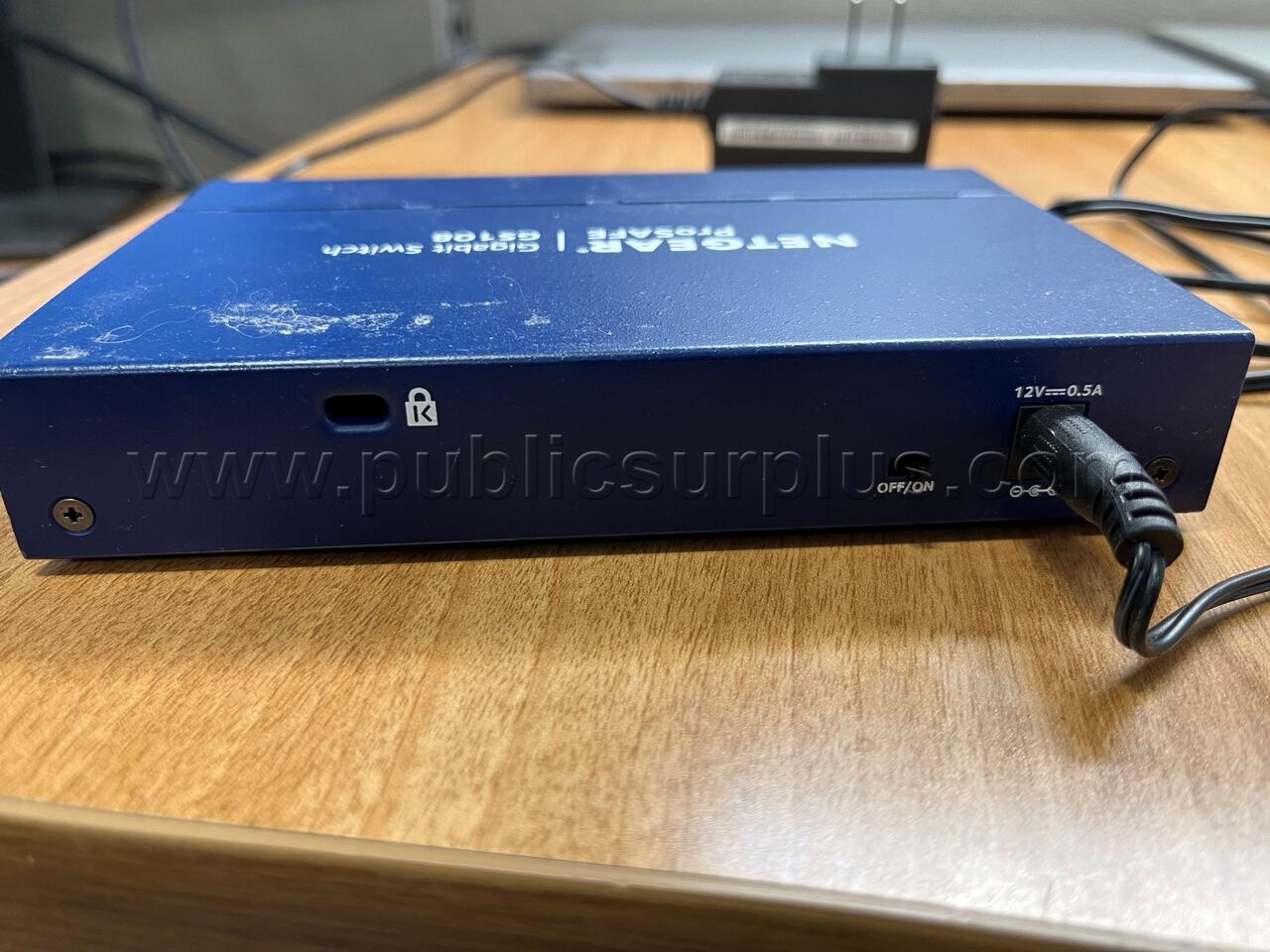 Netgear ProSafe GS108 8-Port Ethernet Switch  GS108 Government Surplus Auction - Photo #4