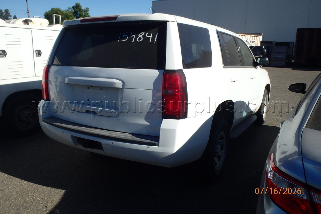 2018 Chevrolet Tahoe 4X4 Chevrolet Tahoe Government Surplus Auction - Photo #3