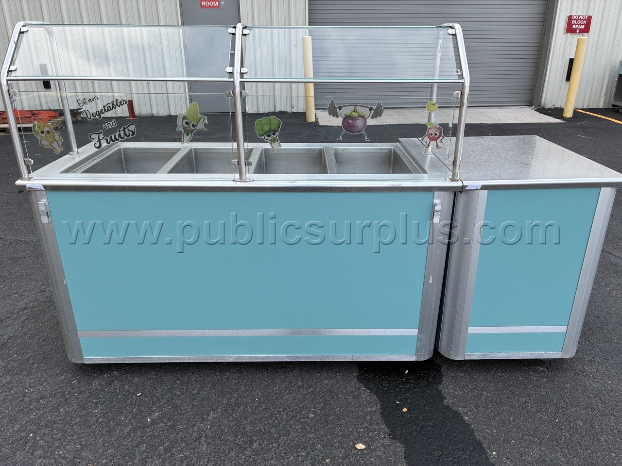Serving Counter with Buffet Station   Government Surplus Auction - Photo #2