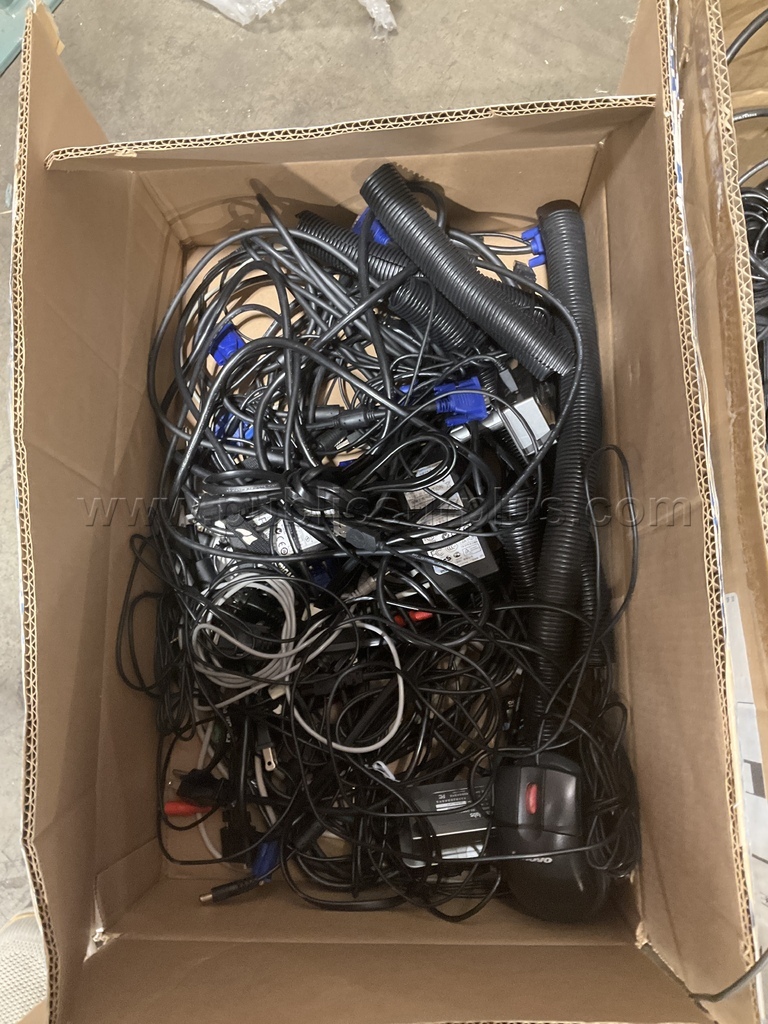 Assorted Wires / Cables (5 boxes)   Government Surplus Auction - Photo #3