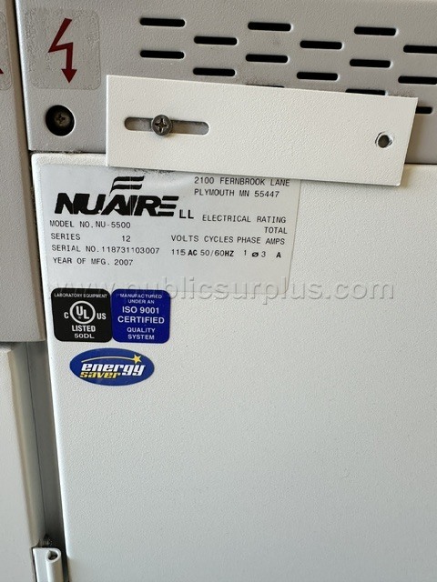 Incubator - Autoflow IR Direct Heat C02 Ingersoll Rand  Government Surplus Auction - Photo #2