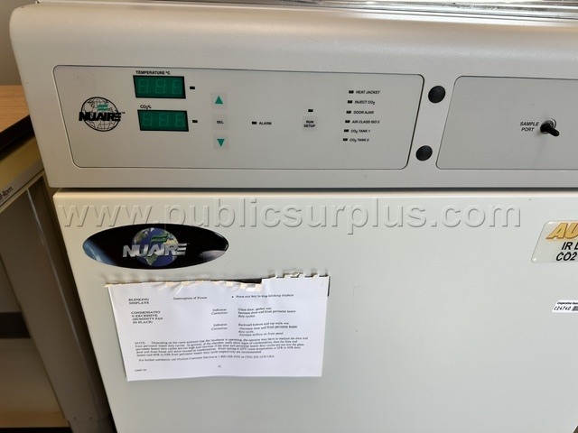 Incubator - Autoflow IR Direct Heat C02 Ingersoll Rand  Government Surplus Auction - Photo #3