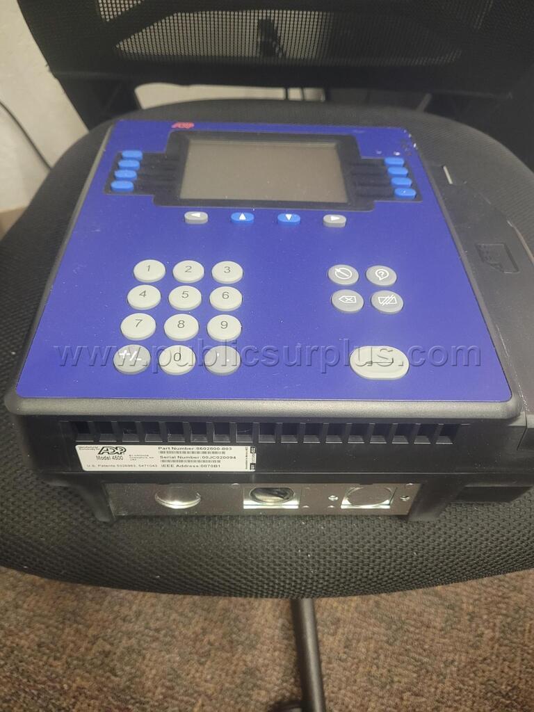 ADP Time clock Model 4500
