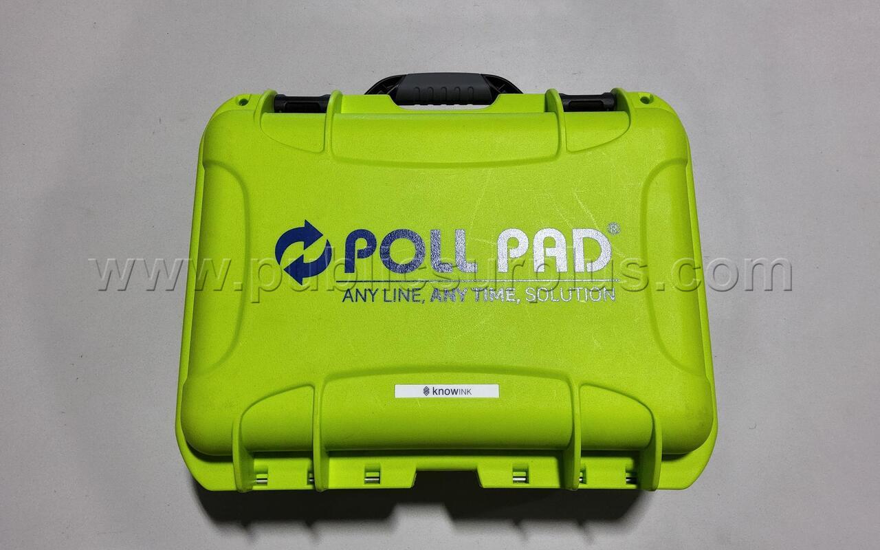 LOT OF 5 POLL PAD PELICAN CASES