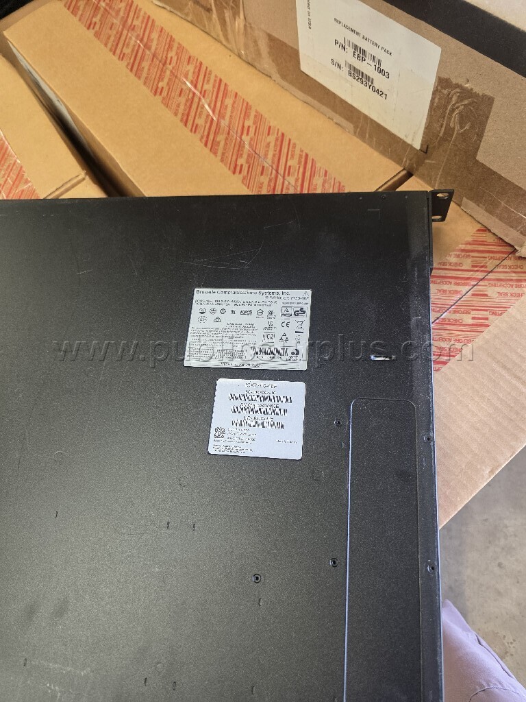 Lot of Brocade Communication Systems Inc Model ICX7750-48F Network Switches   Government Surplus Auction - Photo #6