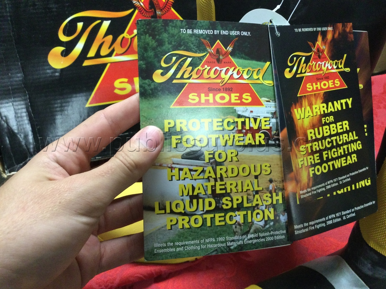 LOT OF (16) THOROGOOD SHOES FIREFIGHTER BOOTS   - SOLD AS IS - 897   Government Surplus Auction - Photo #2