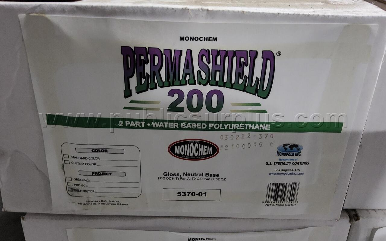 LOT OF 30 WATER-BASED 2K ALIPHATIC POLYURETHANE   Government Surplus Auction - Photo #5