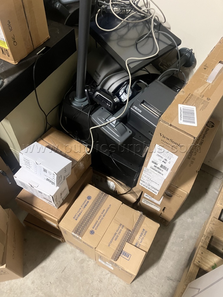 Food Service Equipment, Monitors, Scanners, Cash Drawers, assorted components   Government Surplus Auction - Photo #2