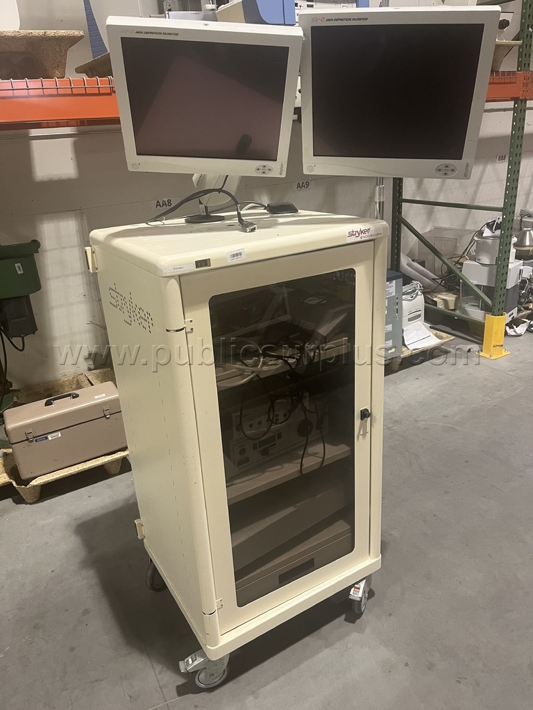 Stryker Endoscopy Cart W/Equiptment - 107 Area -CF
