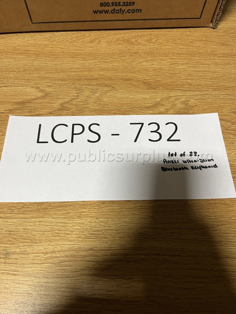 Lot of 23, Anker Ultra-Slim Bluetooth Keyboard   Government Surplus Auction - Photo #4