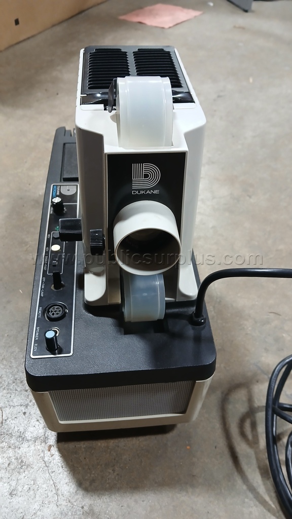 Dukane Model 28A81C Micromatic II 35mm sound filmstrip projector and cassette pl   Government Surplus Auction - Photo #3