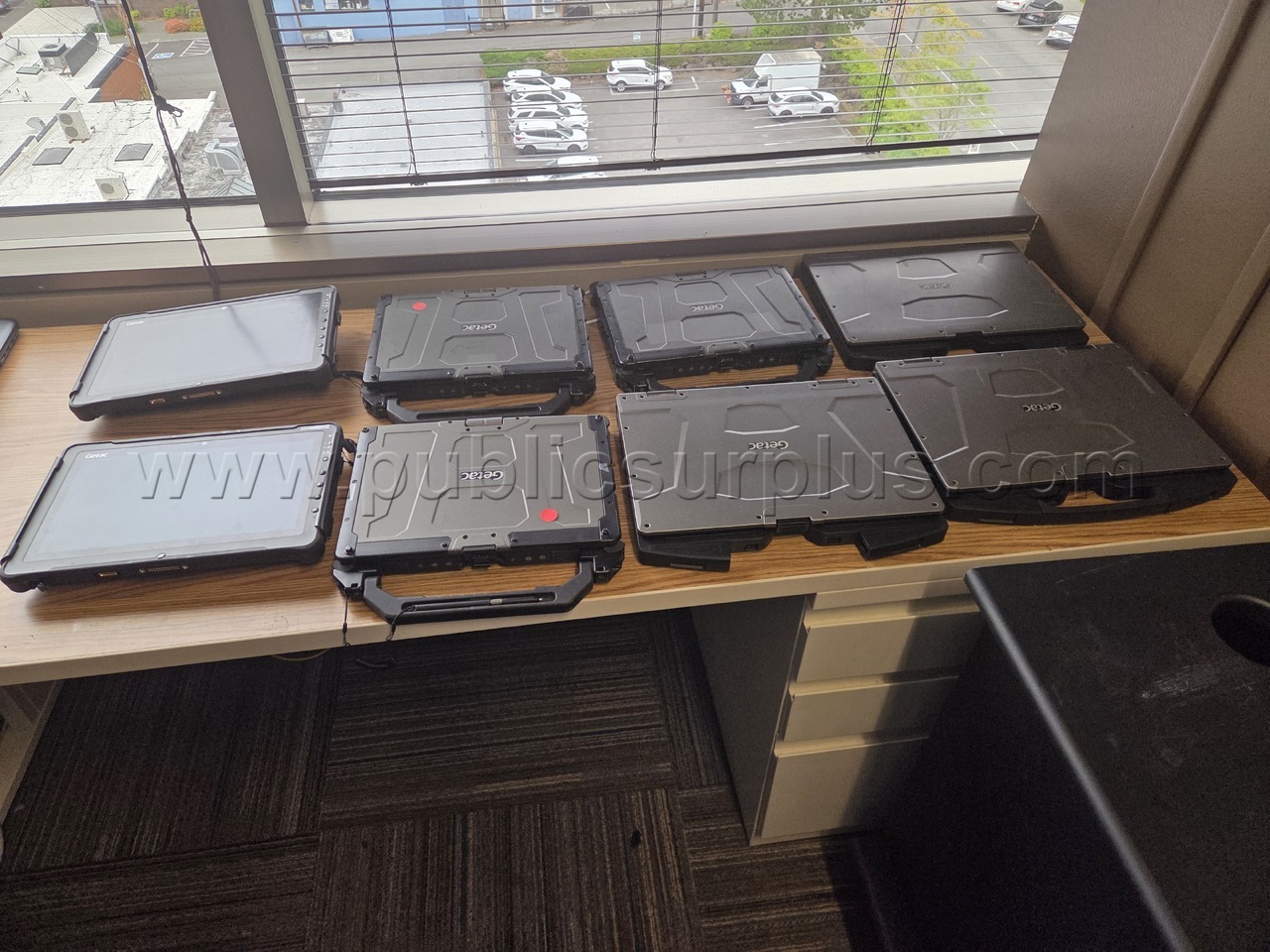 (8) Miscellaneous Getac Laptops