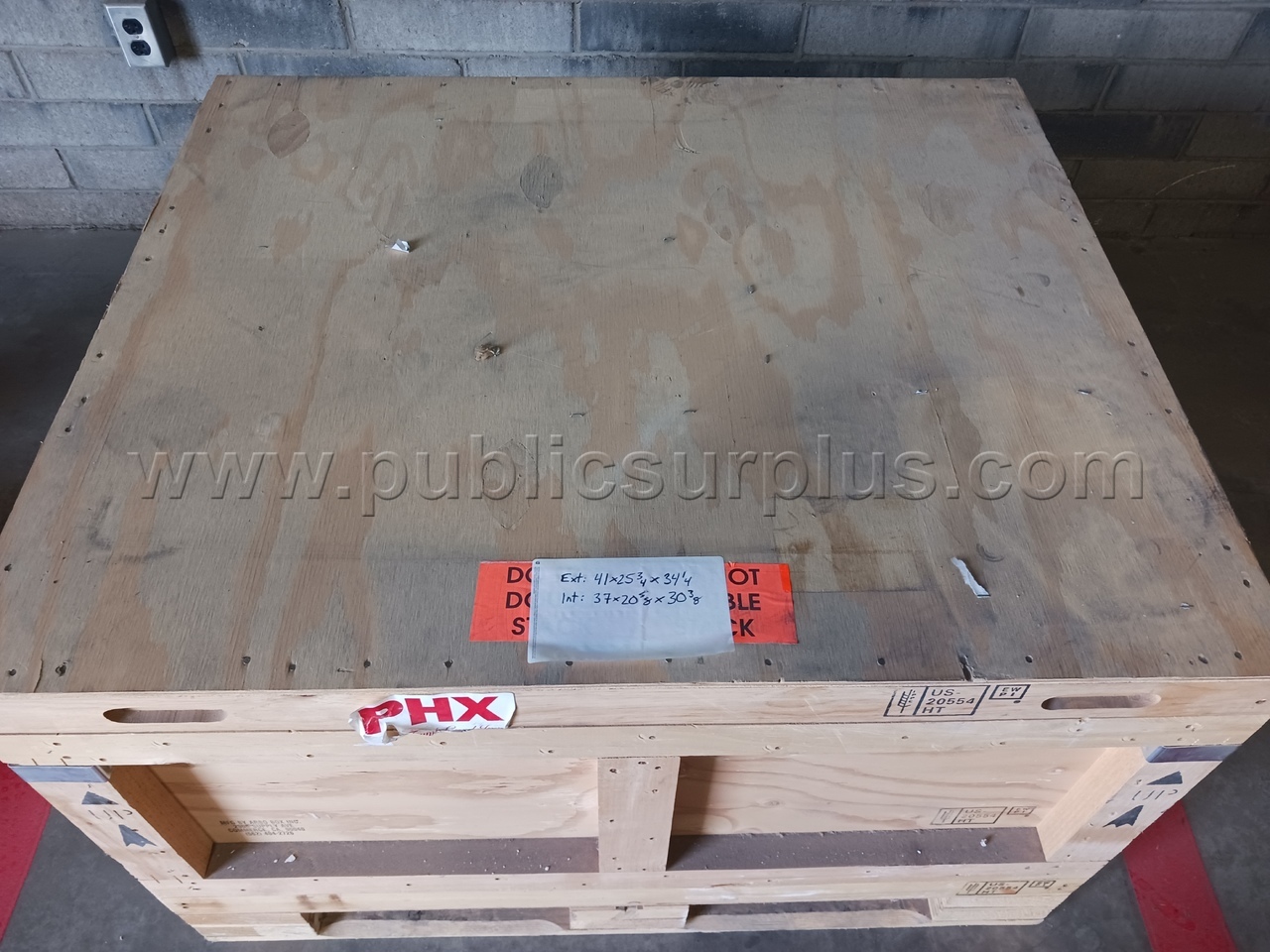 Wooden Crate /MW   Government Surplus Auction - Photo #2