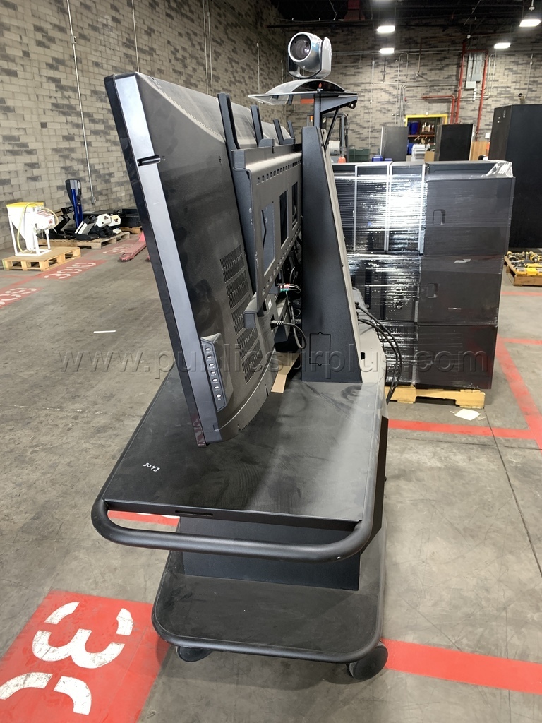 42" NEC TV Monitors & Equipment on Cart /KK   Government Surplus Auction - Photo #5