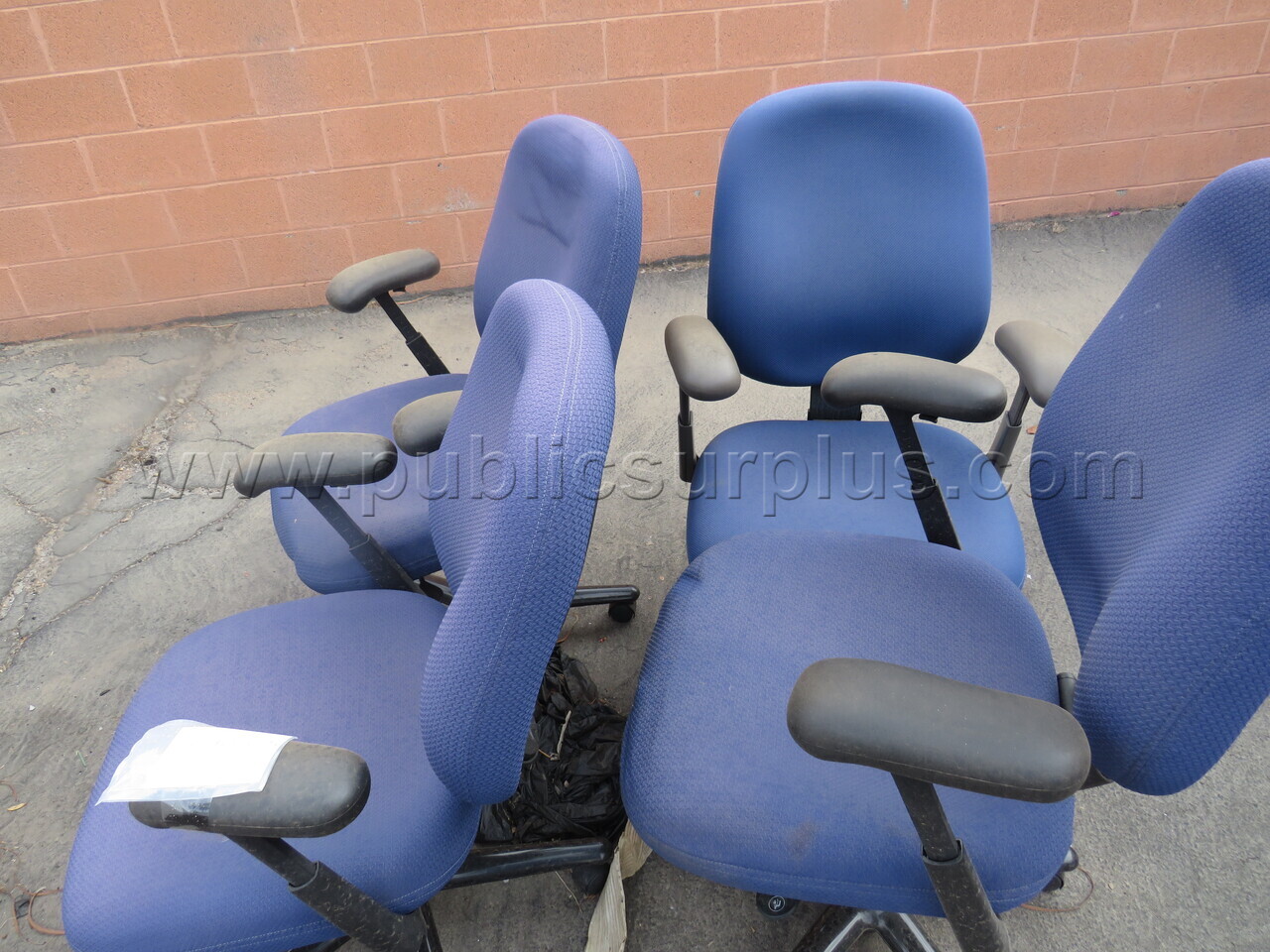 Lot of 4 Rolling Chairs