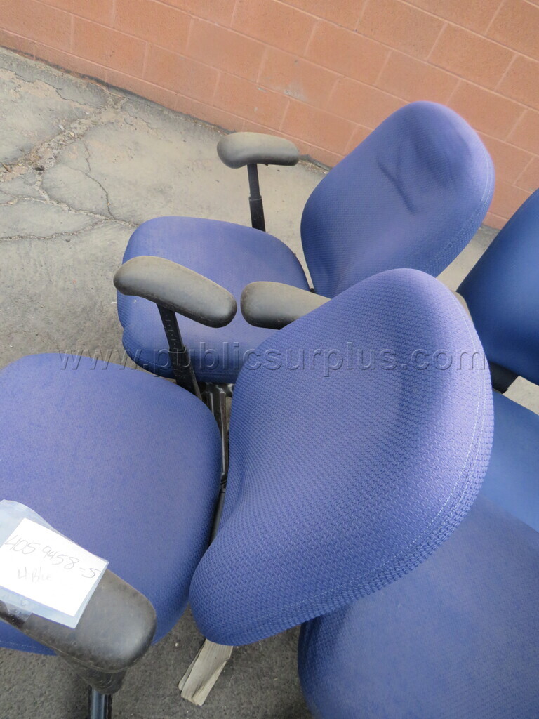 Lot of 4 Rolling Chairs   Government Surplus Auction - Photo #4